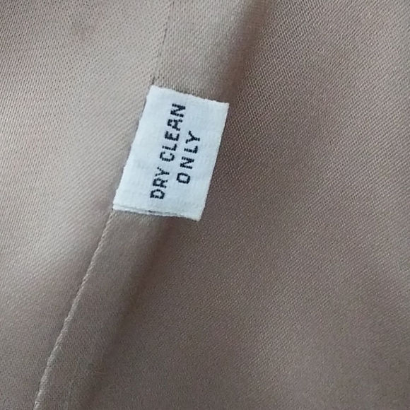 Warren of Stafford Vintage Tan Wool One Notched Double Breasted Classic Pea Coat - Picture 7 of 10